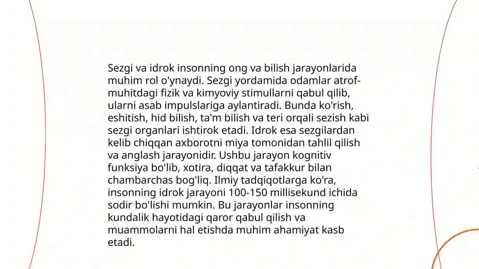 Sezgi va idrok 3