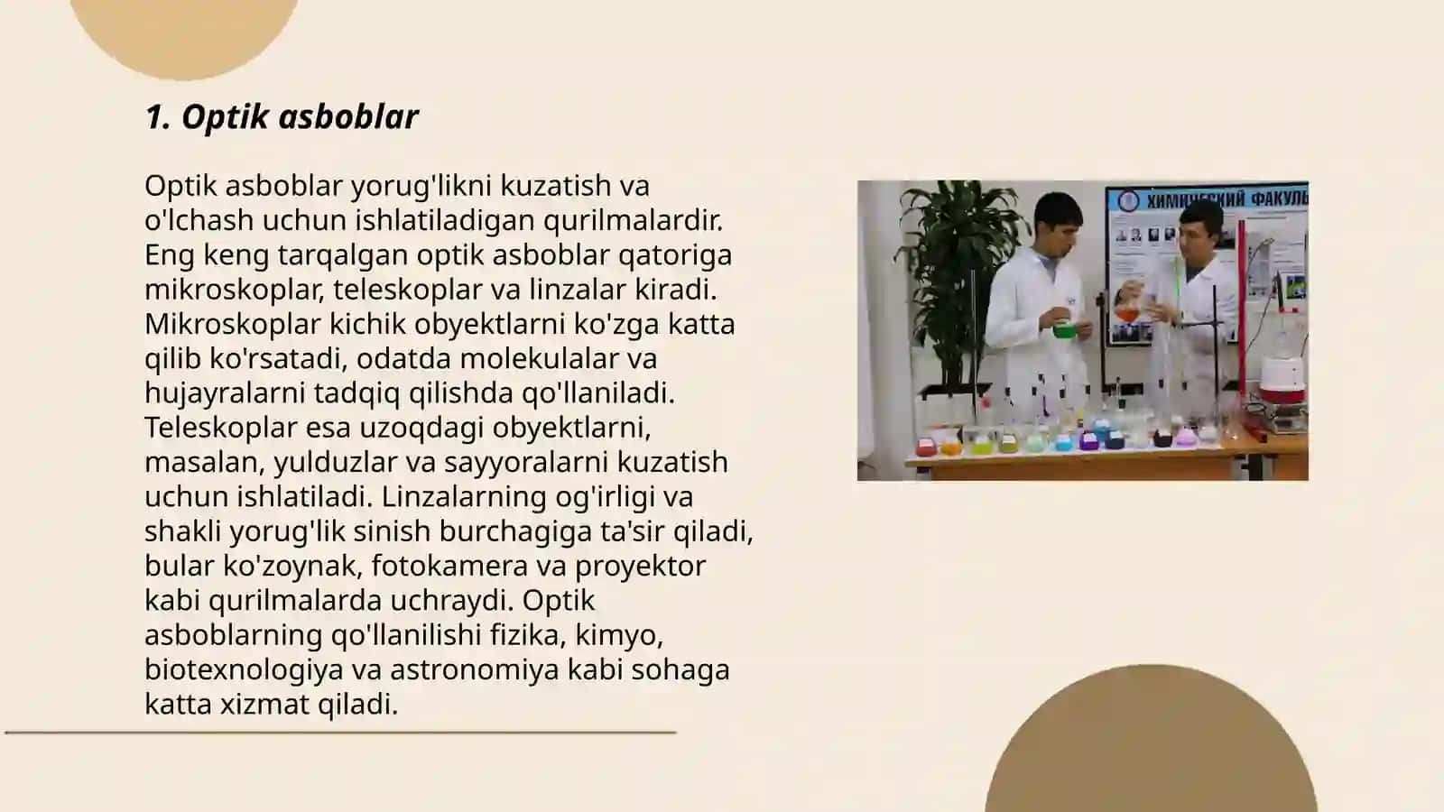 Fizika labaratoriya xonasi jihozlari 3