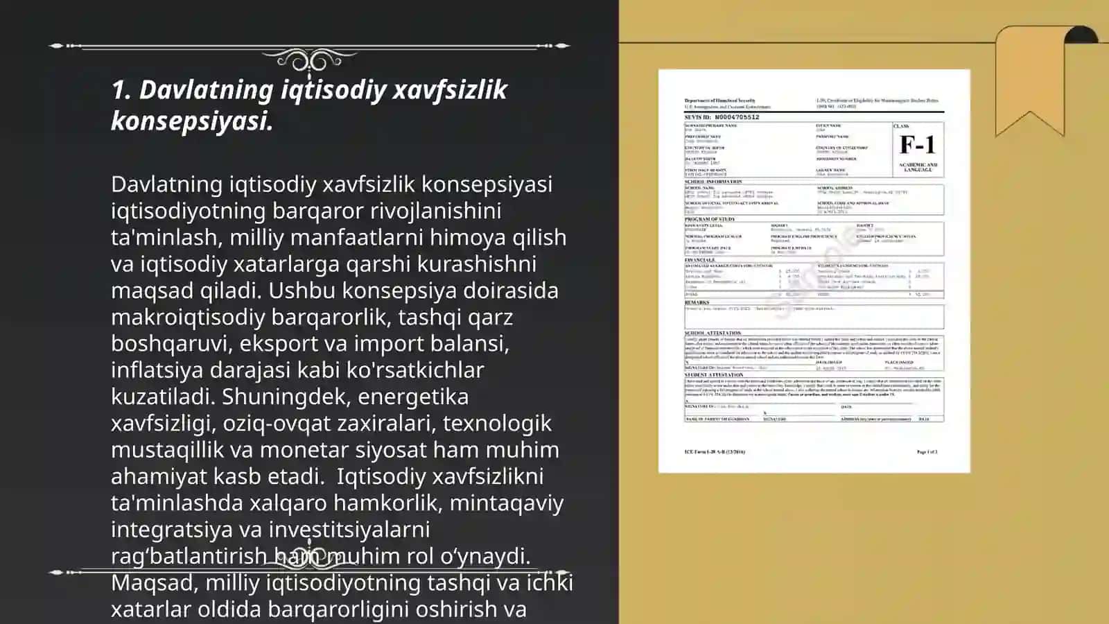Davlatning iqtisodiy xavfsizlikni taminlash vazifalari 3