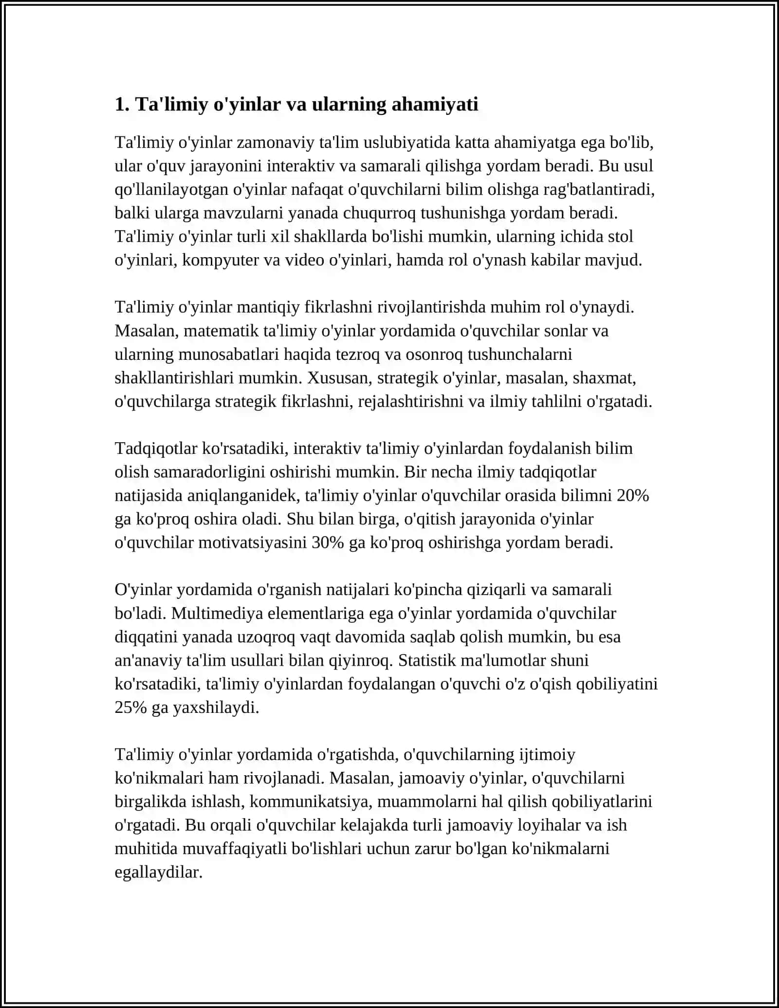 MAKTABGACHA TALIM TASHKILOTI TARBIYACHISINING BOLALAR RIVOJLANISH XARITASI YUZASIDAN 3