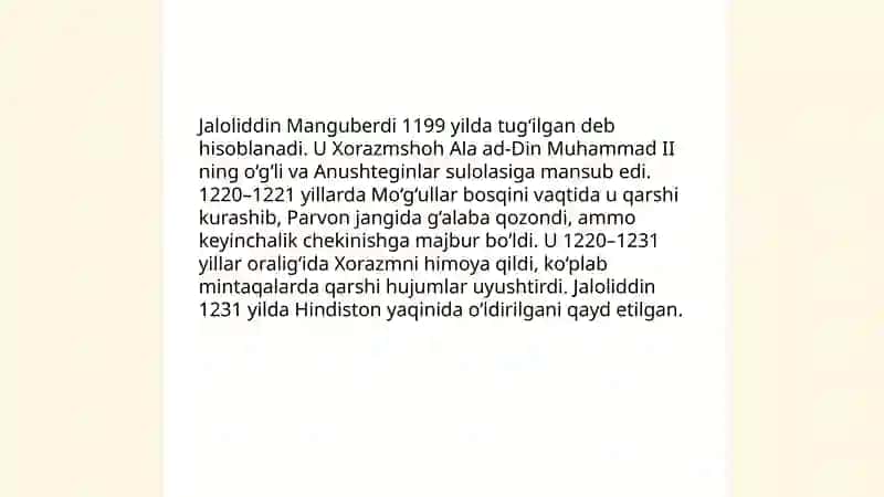 Jaloliddin Manguberdi-Vatan himoyachisi 3