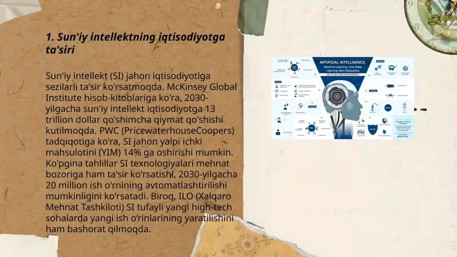 Mavzu: Sun’iy intellekt va iqtisodiyot 3