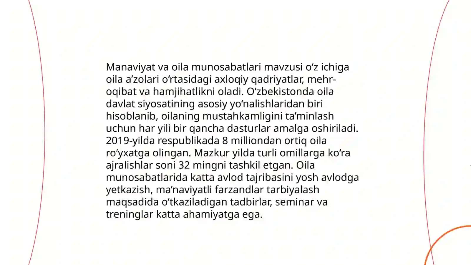 Manaviyat va oila munosabatlari 3