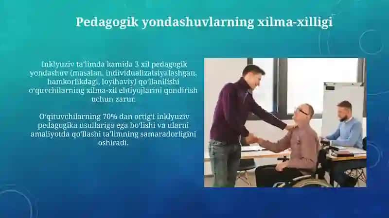Inklyuziv tâlim olishning shart sharoitlari 3