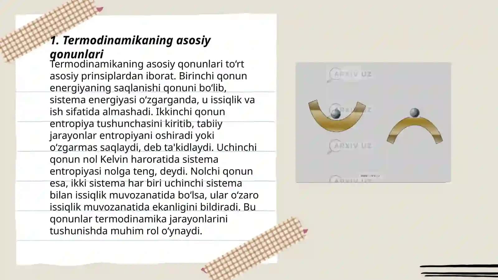 Biologik jarayonlar termodinamikasi 3