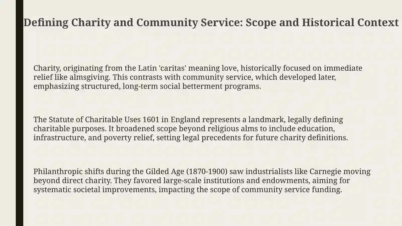 Defining Charity and Community Service 3
