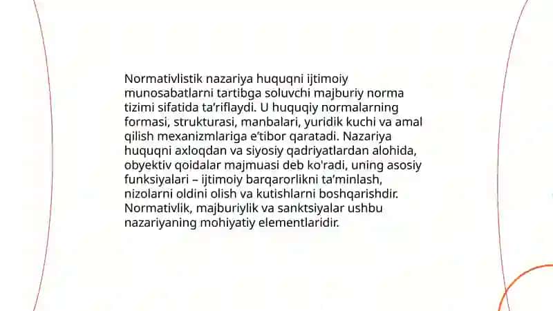 Normativlistik nazariya 3