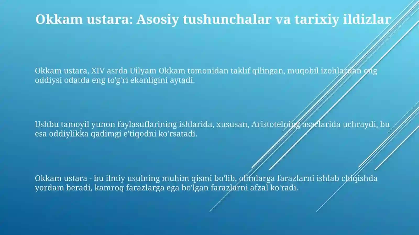 Okkam mustarasivauning kundalikhayotdaqôllanishi 3