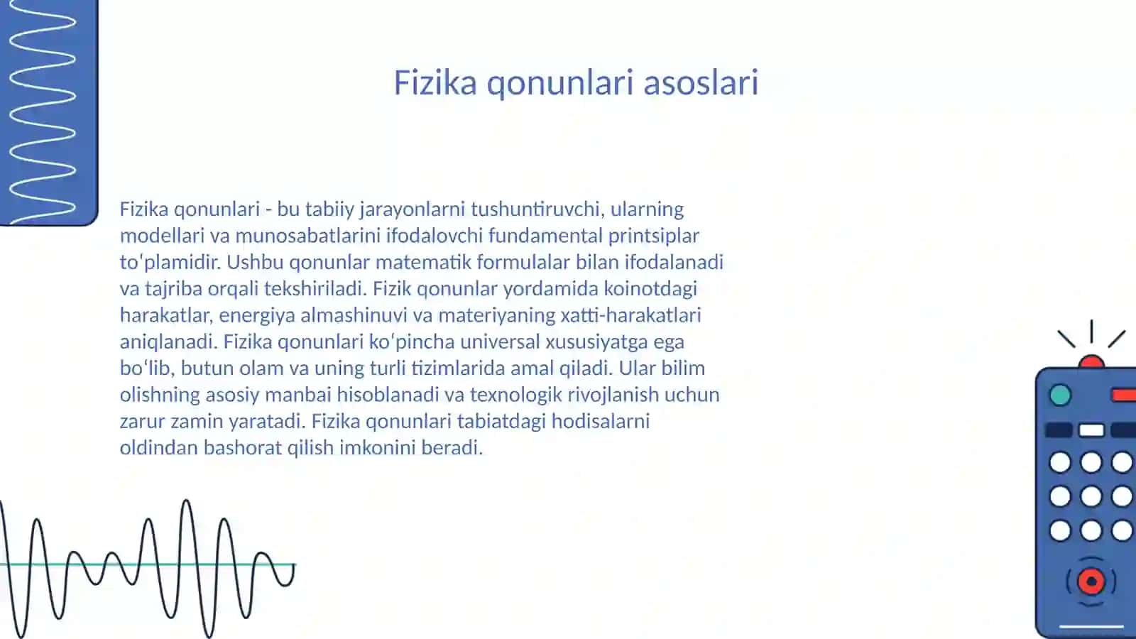 Fizika qonunlari 3