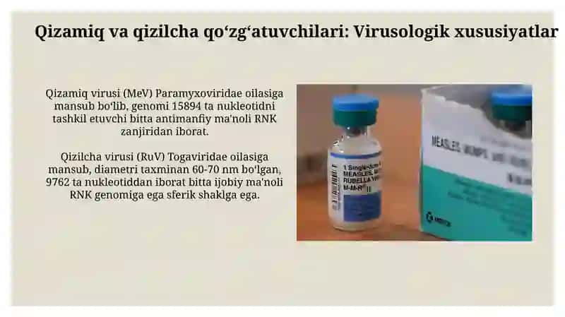 Qizamiq va qizilcha 3