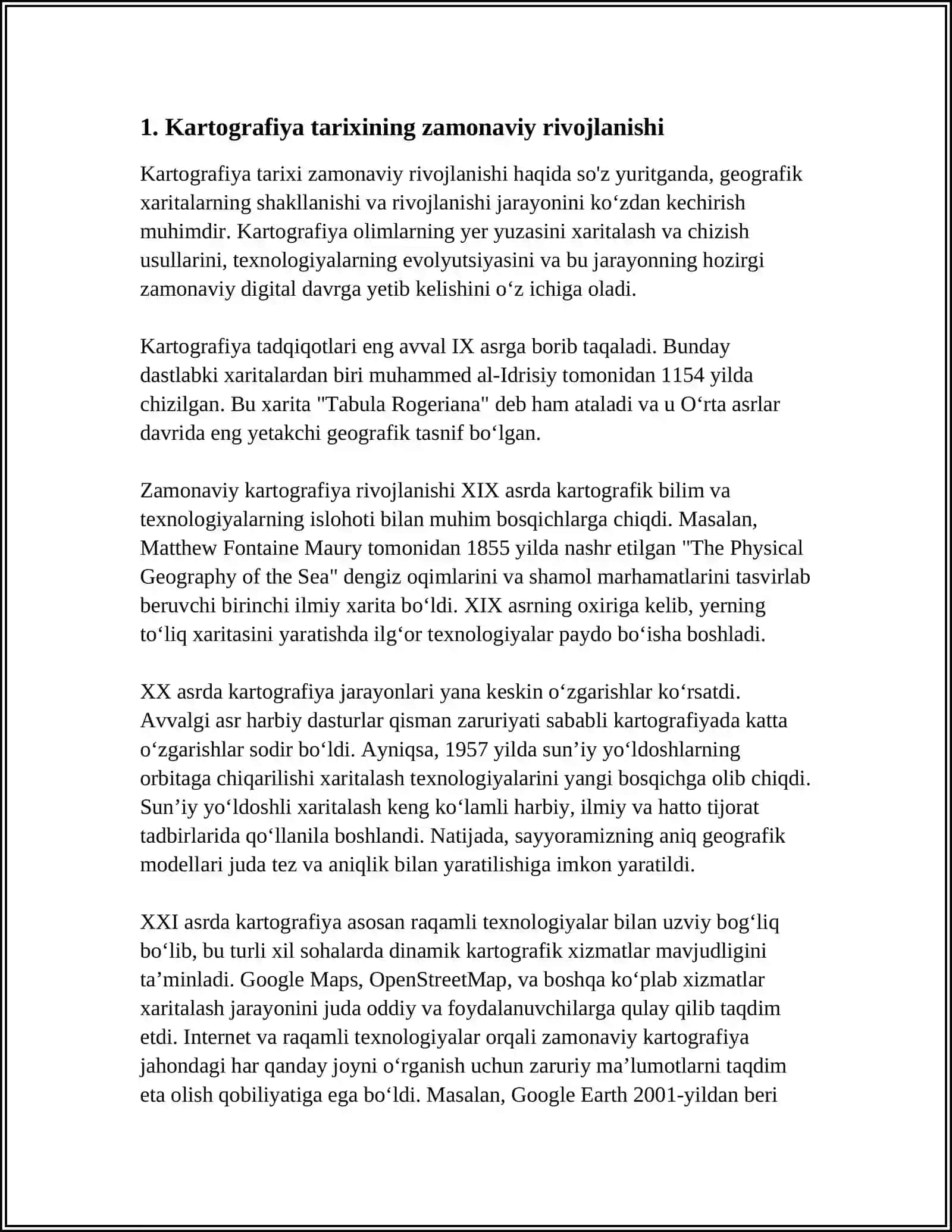 ZAMONAVIY PEREZD QURILMALARI (MAPS) 3