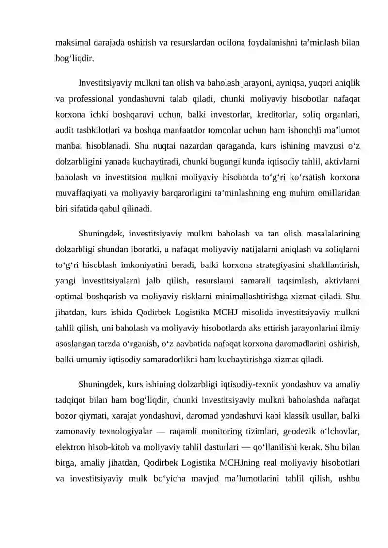 Investisiyaviy mulk (investment property) 3