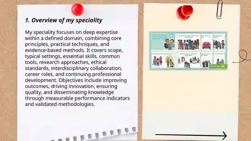 My speciality 3