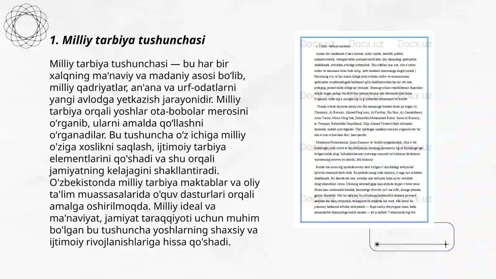 Milliy tarbiya tushunchasi 3