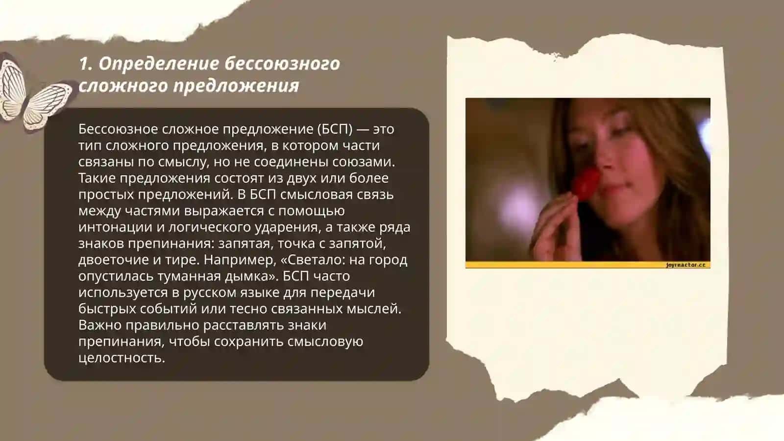 Бессоюзное сложное предложение 3