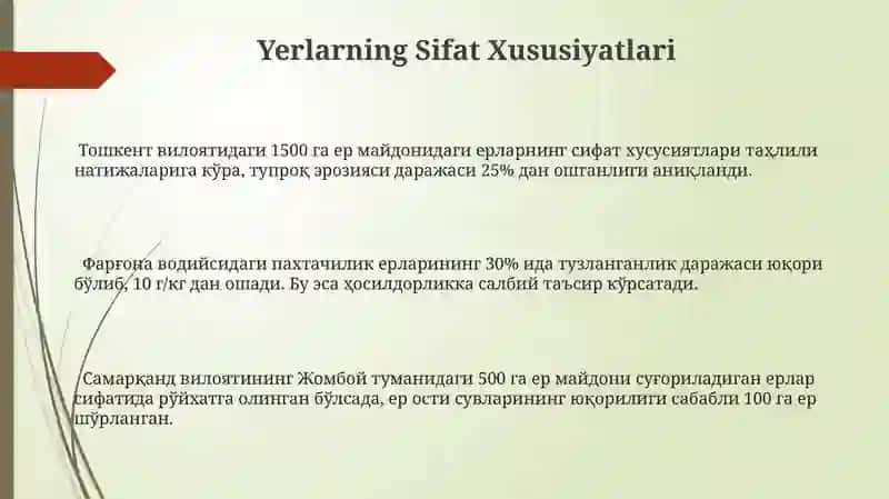 Yer Kadastri Ma'lumotlarining Umumiy Xususiyatlari 3