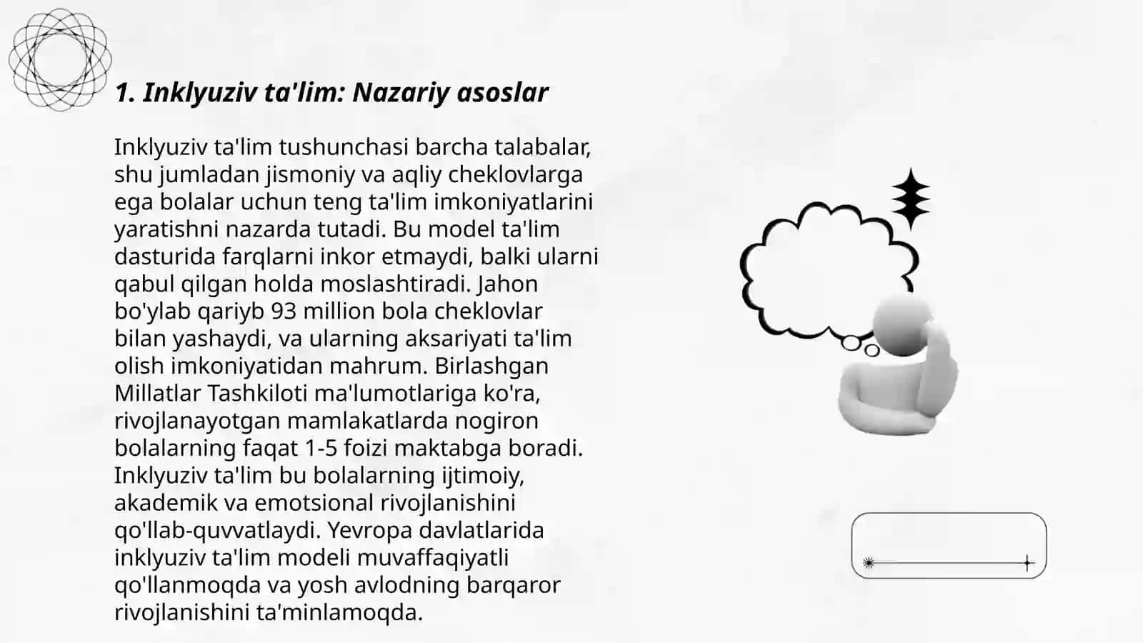 Inklyuziv ta'limni amalyotga joriy qilish 3