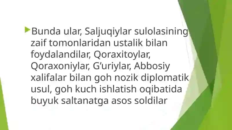 Katta Xorazm Davlati mavzusida taqdimoti 3