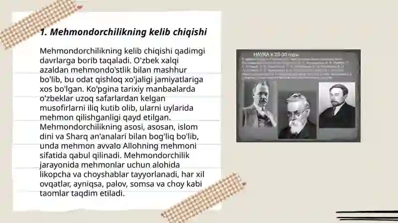 Mehmondorchilik va turizm tarixi 3