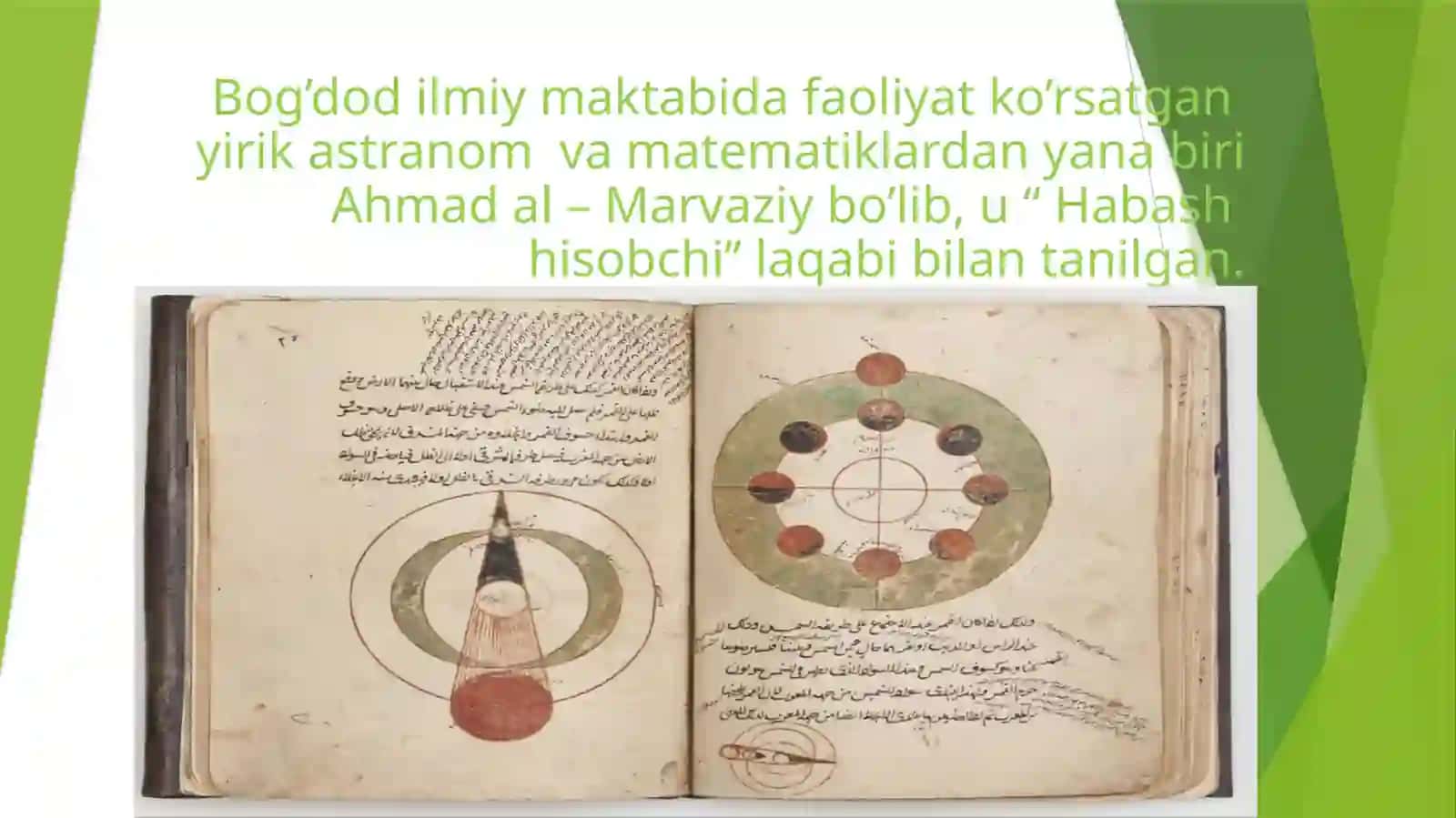 Ahmad al-Marvaziyning “Ziji” vauning ahamiyati 3