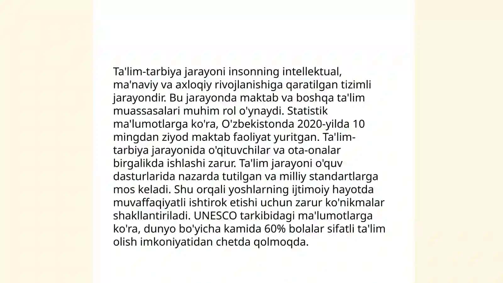 Tarbiya usullari va shakllari 3