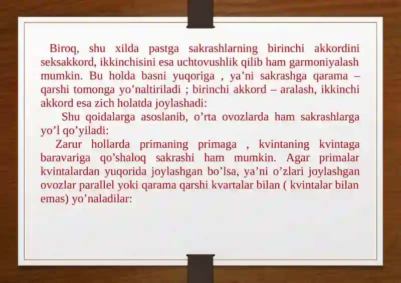 Uch tovushlik bilan sekstakord 3