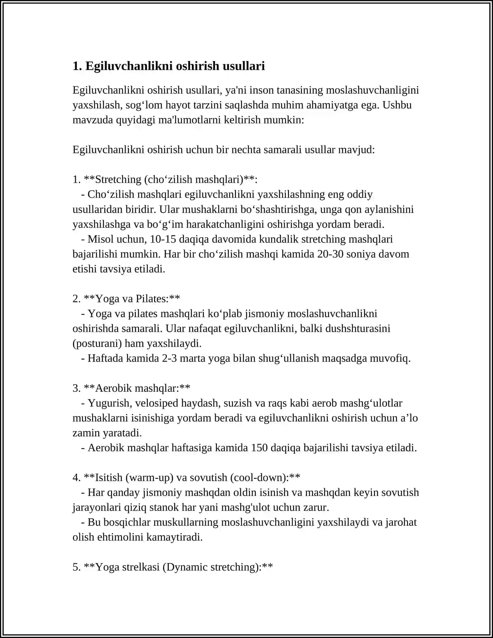 EGILUVCHANLIKNI TARBIYALASH 3