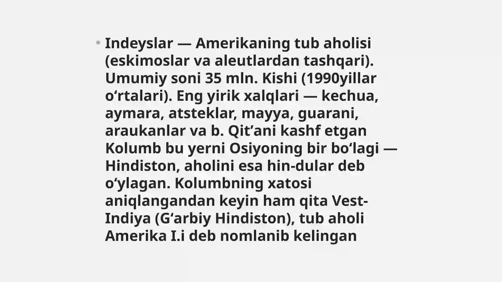 XI-XV asrlarda americaxalqlari 3