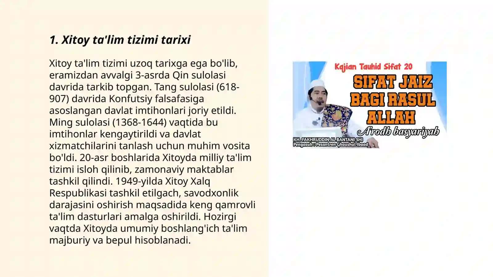 Xitoy taʼlim sifati va undagi oʻzgarishlar 3