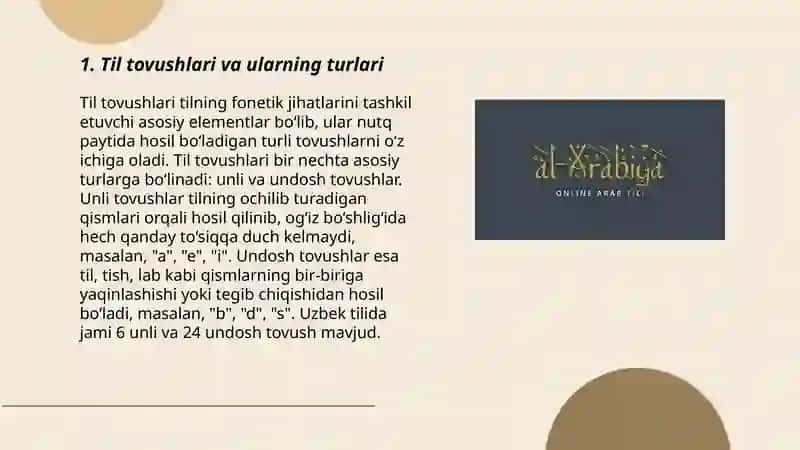Arab tili darslarida fonetika 3
