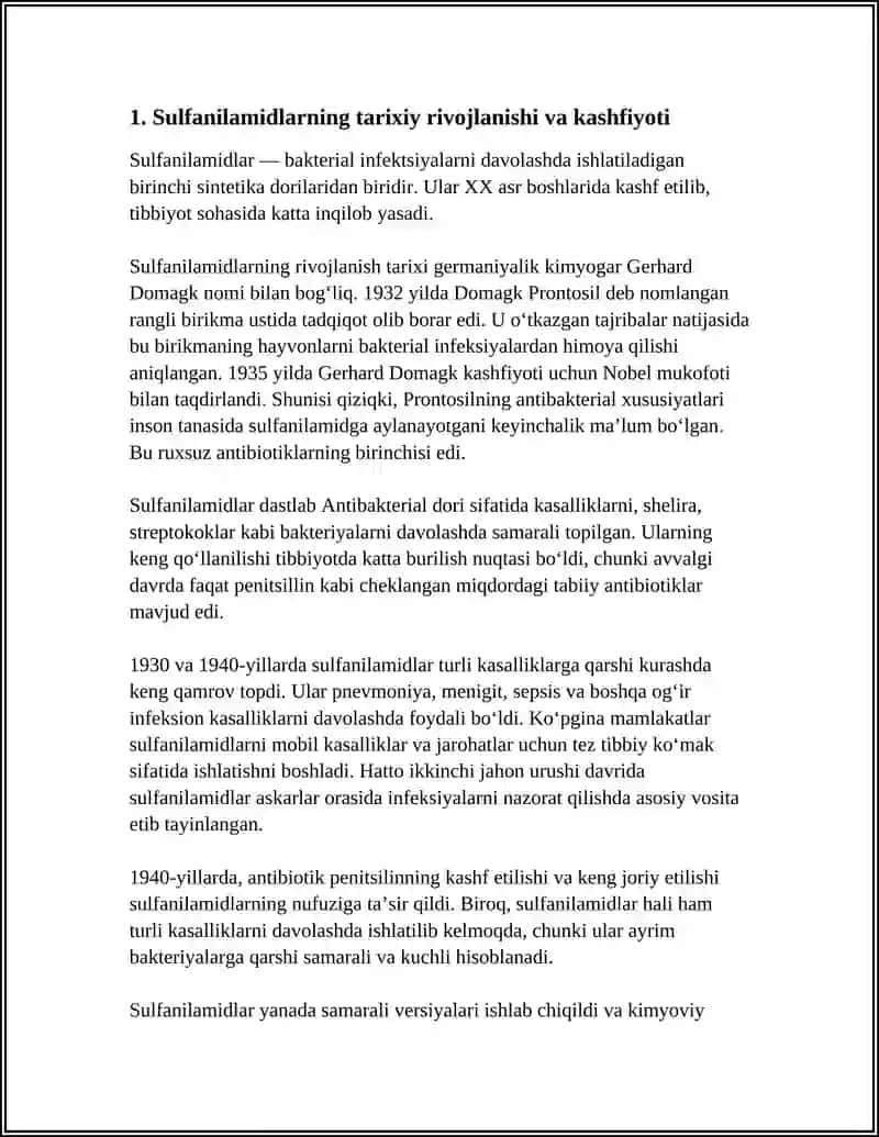 SULFANILAMID DORI VOSITALAR 3