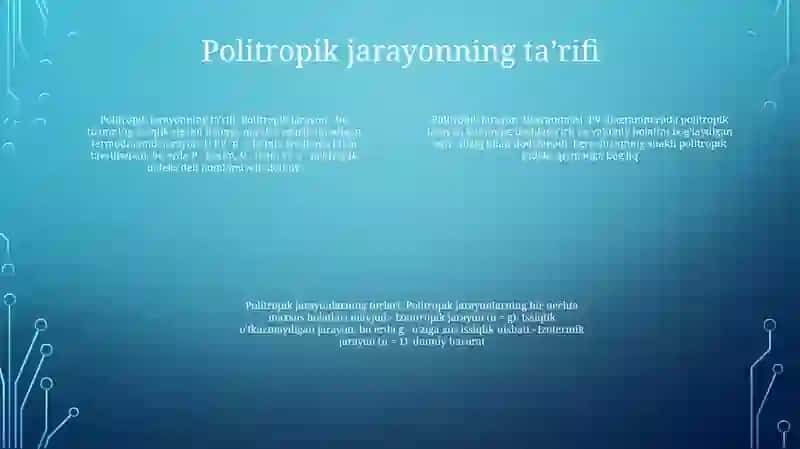 Politrop Jarayon.Jarayonning Pv Va Ts Diagrammalari 3