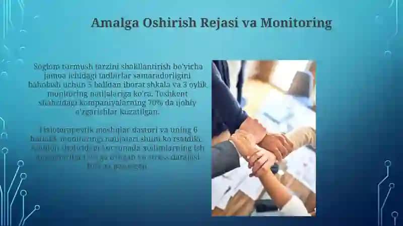 Jamoada sog'liqni yaxshilash 3
