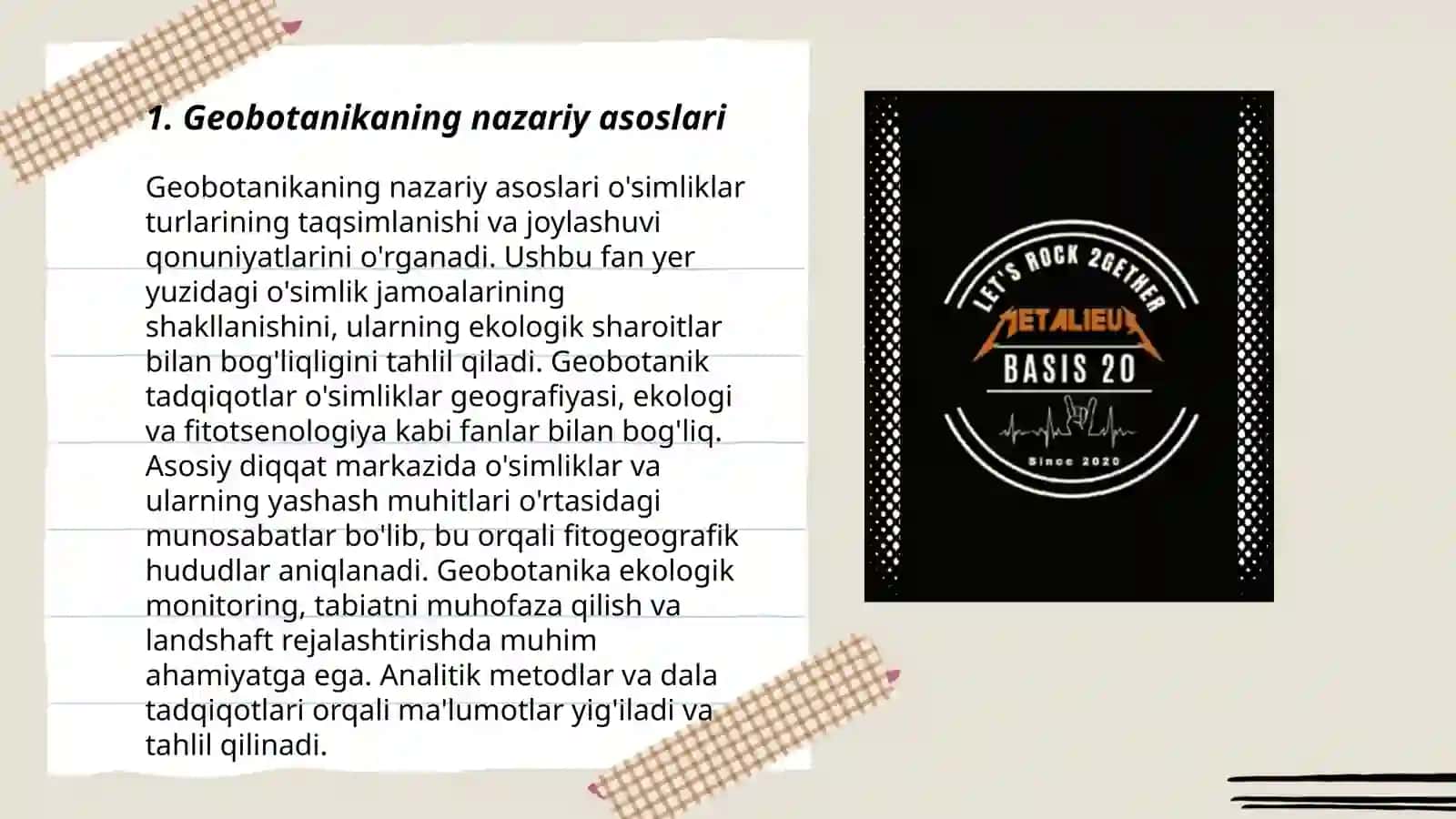 Geobatanik izlanishlarning amaliy asoslari 3