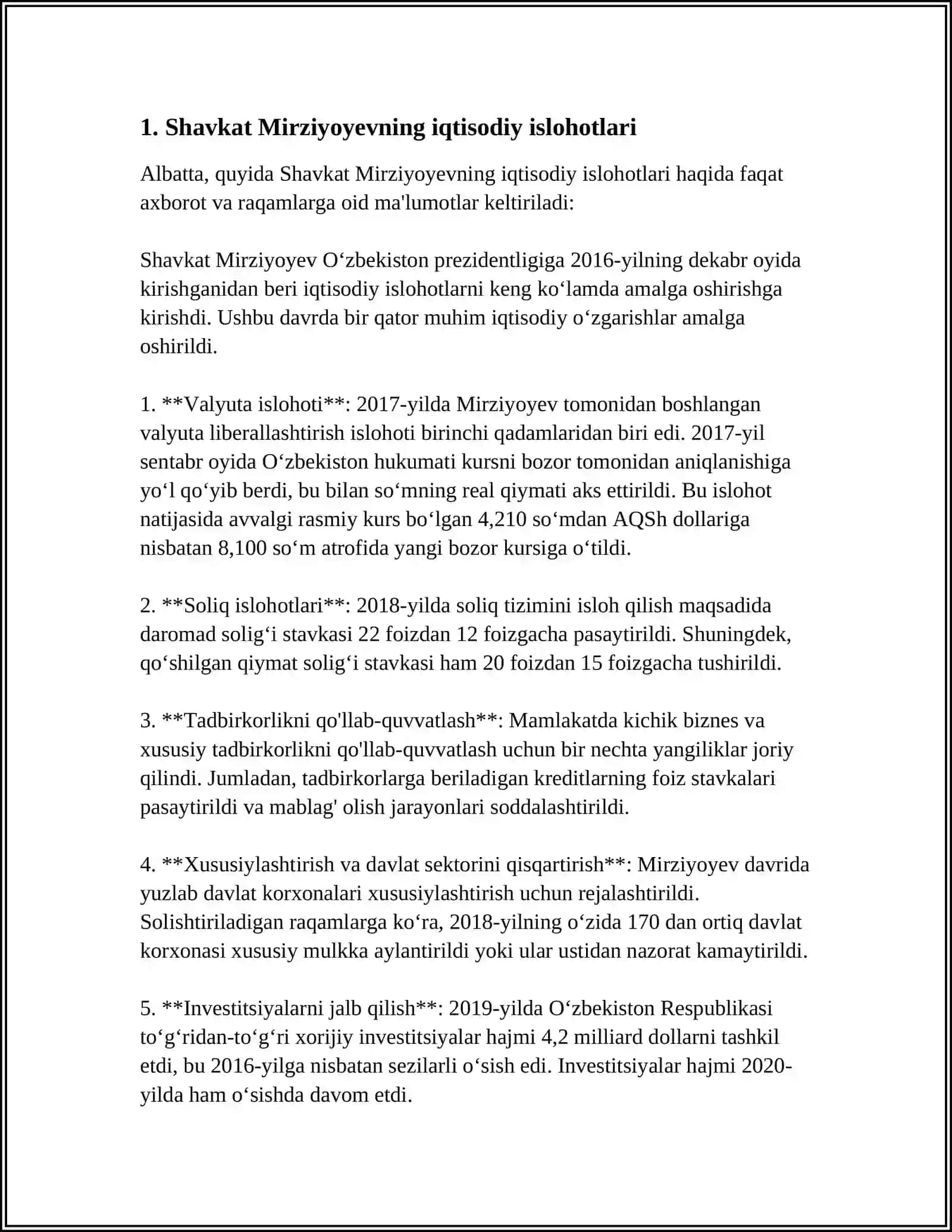 SHAVKAT MIRZIYOYEV VA BOZOR MUNOSABATLARINING RIVOJLANISHI 3
