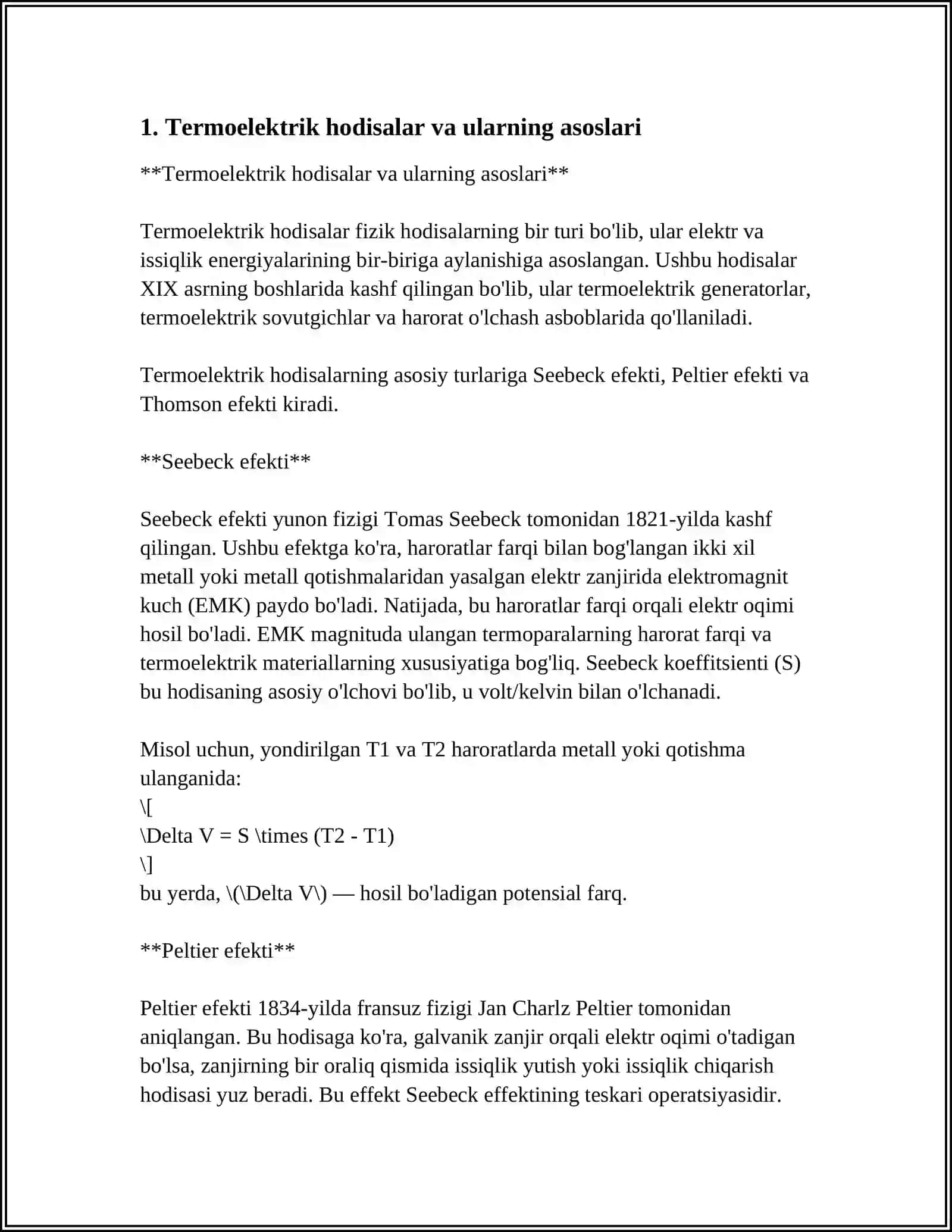 TERMOELEKTRIK HODISALAR 3