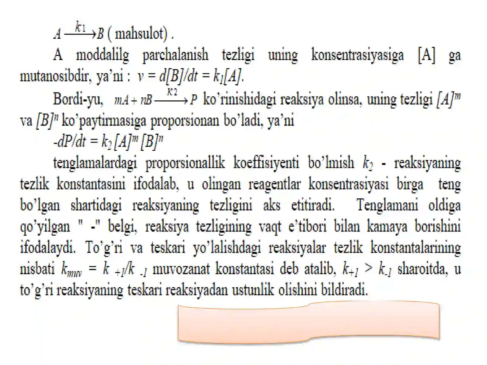Biologik jarayonlar kinetikasi 3