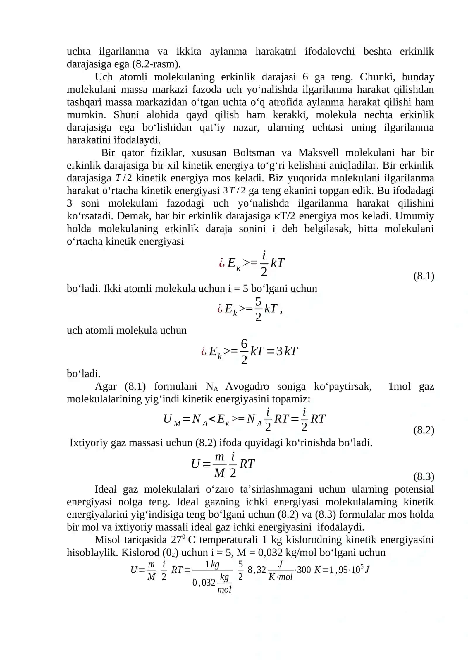 TERMODINАMIKАNING 1-QONUNI VА UNING TАDBIQLАRI 3