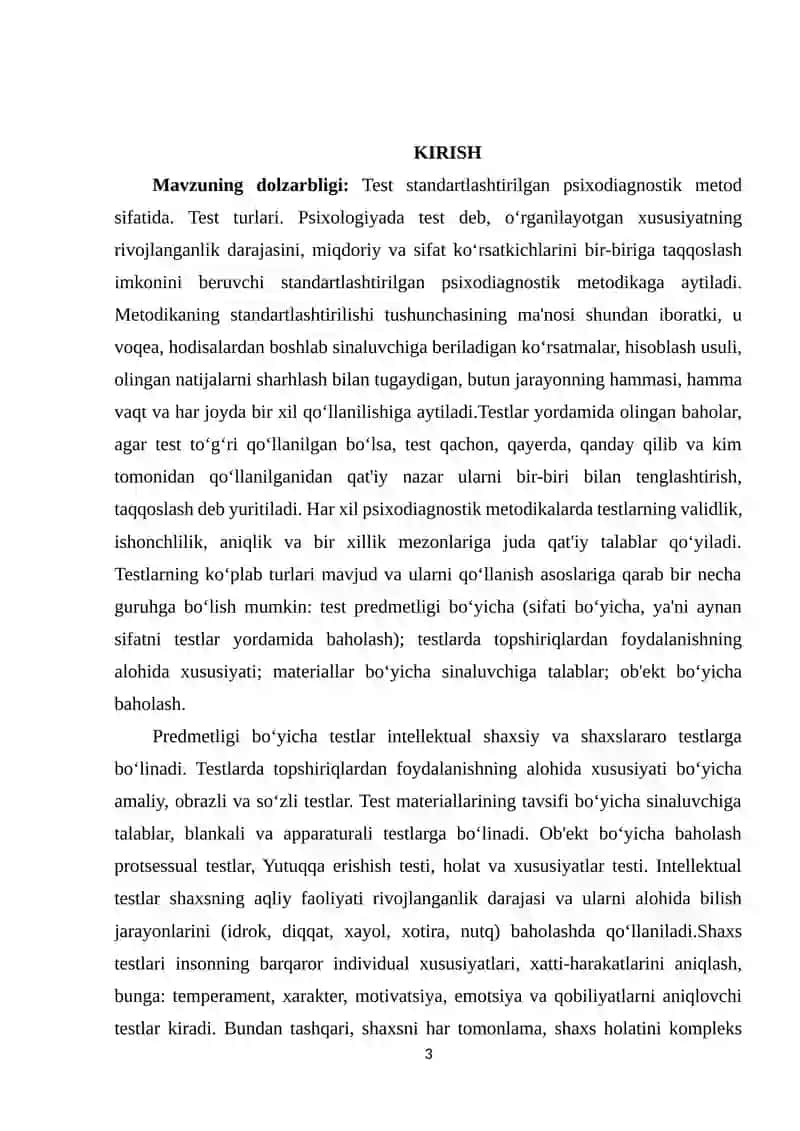 "TEST METODINING YUTUQ VA KAMCHILIKLARI" 3