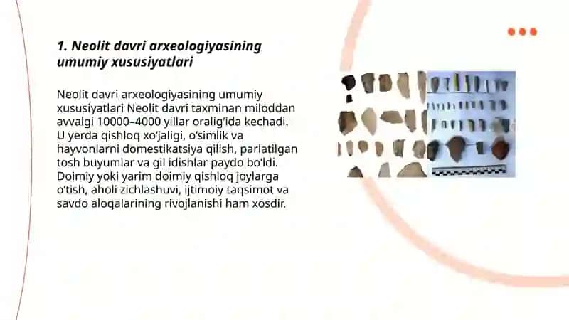 Neolit davri arxeologiyasi 3