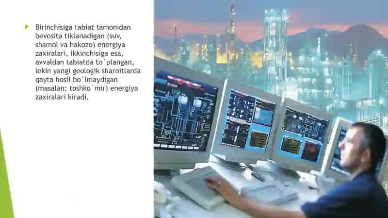 ENERGETIKA ZAXIRALARIDAN FOYDALANISH JARAYONLARI 3