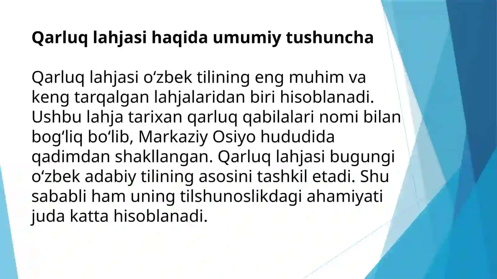 Qarluq lahjasi va uning fonetikasi 3