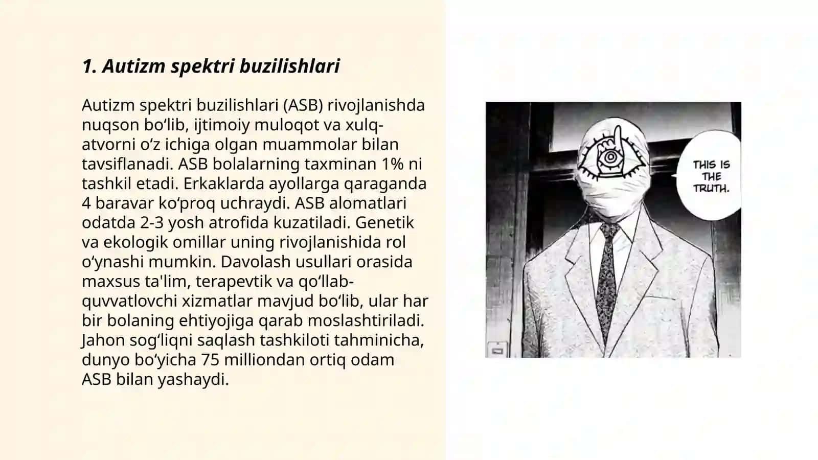 Autizm spektri buzilishlari 3