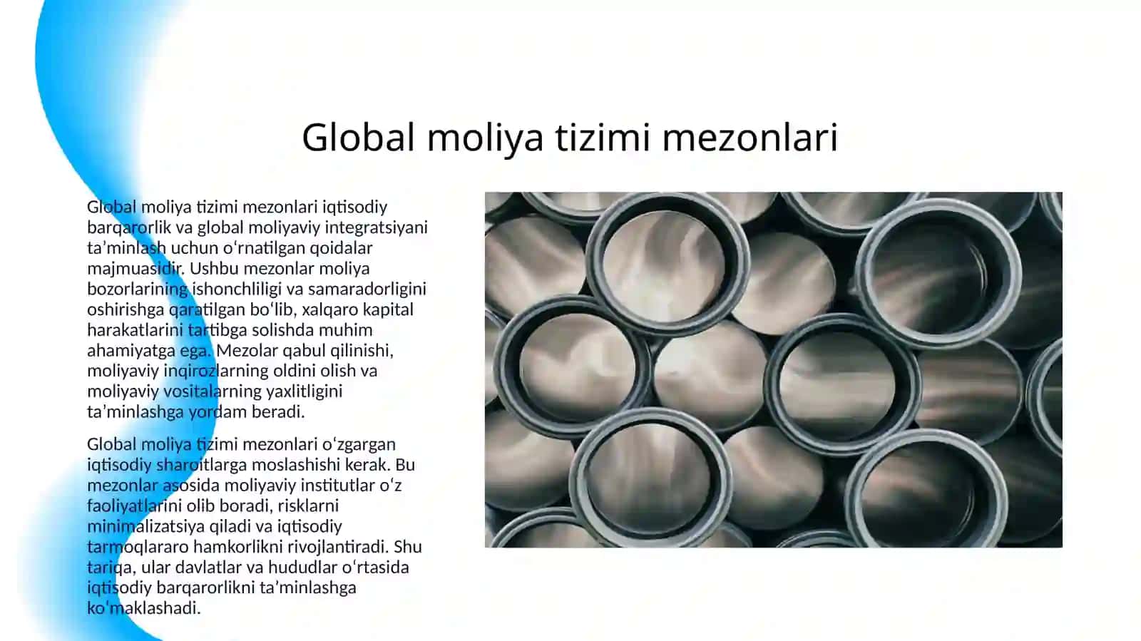 GLOBAL MOMOLARNING MEZONLARI VA DARAJALARI 3