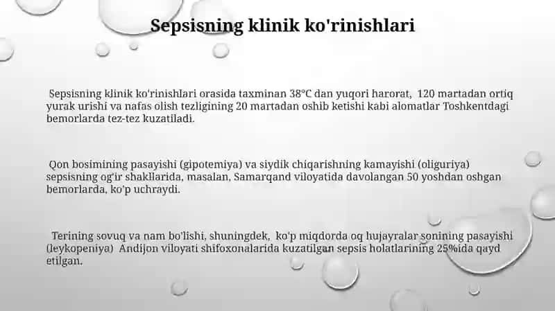 Sepsis kasalligi tasnifi 3