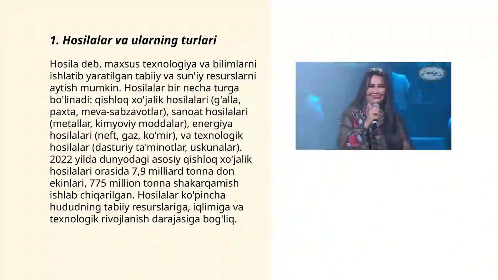 Hosilalar 3