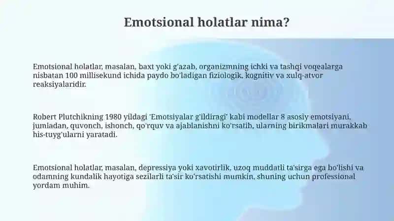 Emotsional holatlar 3