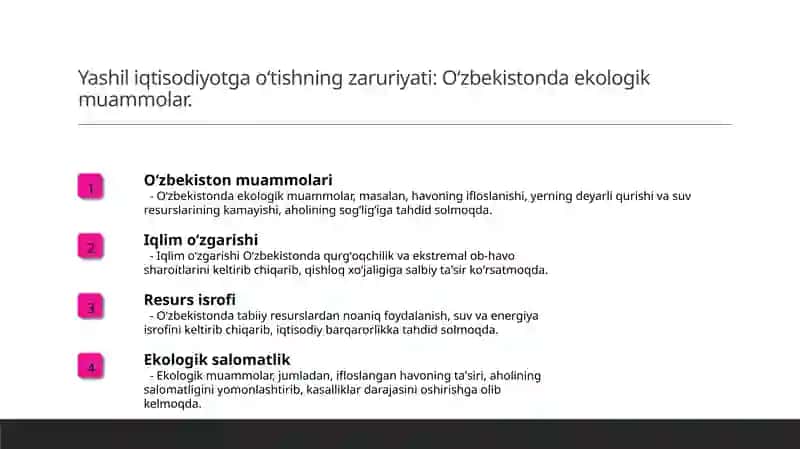 Yashil iqtisodiyotga oʻtish zaruriyati 3