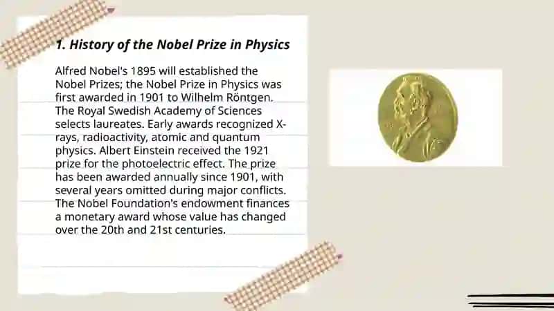 History of the Nobel Prize in Physics 3