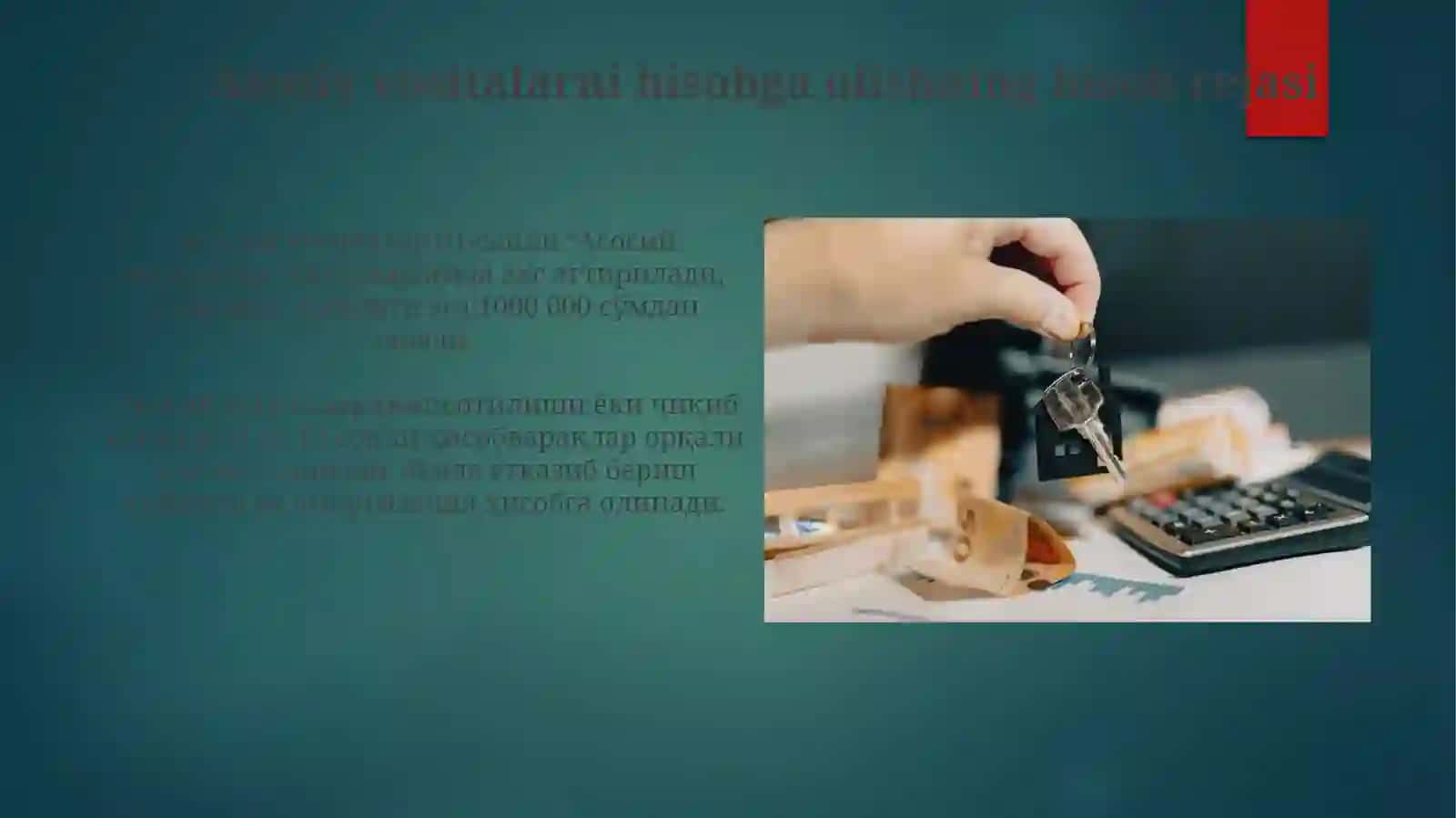 Asosiy Vositalar Hisobi 3